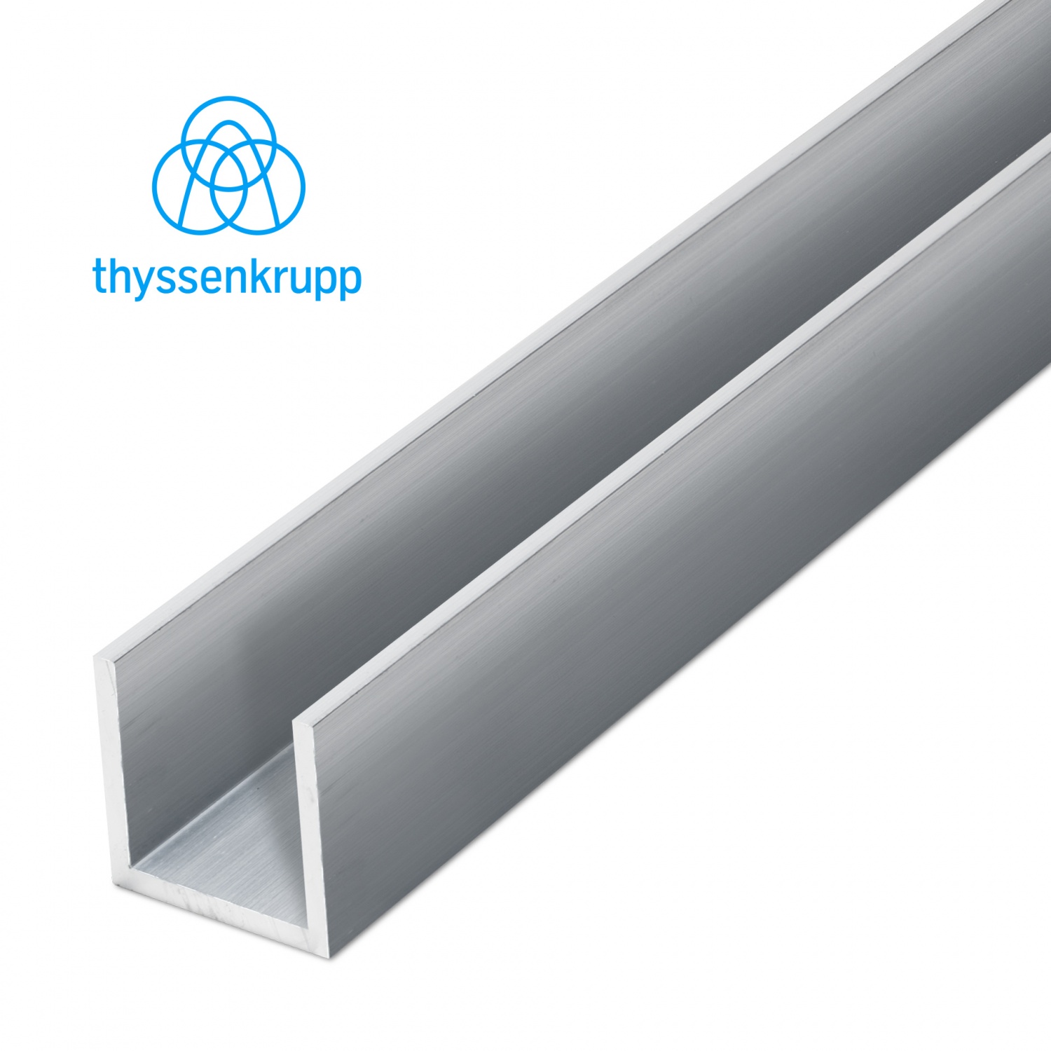 Aluminium U-Profil Kantenschutz Einfassprofil C-Profil U Schiene 25x25x60mm-2mm